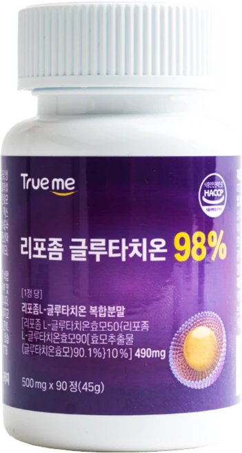 트루미 리포좀 글루타치온 98%, 1개, 90정 - 쿠팡