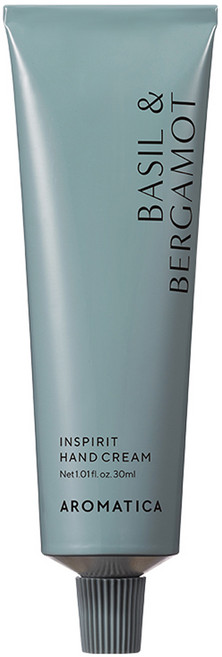 AROMATICA Inspirit 護手霜 羅勒&佛手柑, 30ml, 1個