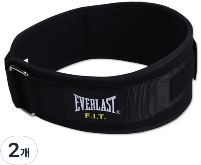 에버라스트 폼 코어 서포트 밸트, 블랙, 2개