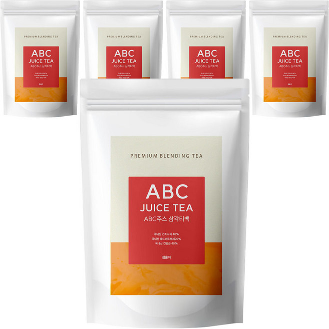 유리아 ABC주스 블렌딩티 삼각티백, 5개, 30개입, 1.5g