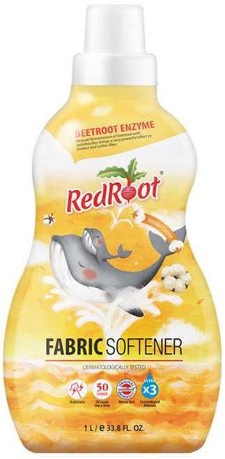 레드루트 유아 섬유유연제 바닐라코튼향 플러스 본품, 1L, 1개