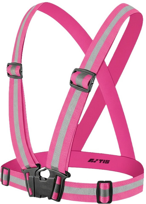 X밴드 안전 반사조끼, 핑크, 1개