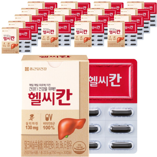 종근당건강 헬씨칸, 30정, 18개