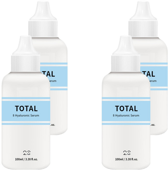 2SOL 토탈 8 히알루론산 세럼, 100ml, 4개