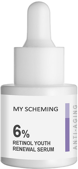 MY SCHEMING 我的心機 6% A醇抗齡修復精華, 15ml, 1瓶