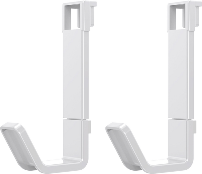 JYS PS5PRO/Slim適用 主機側掛式把手頭戴式耳機收納掛架, WZL-25052719, 白色, 1個