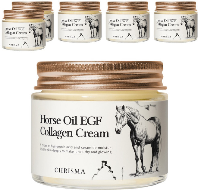 크리스마 더마랩 마유 이지에프 콜라겐 크림, 70g, 6개