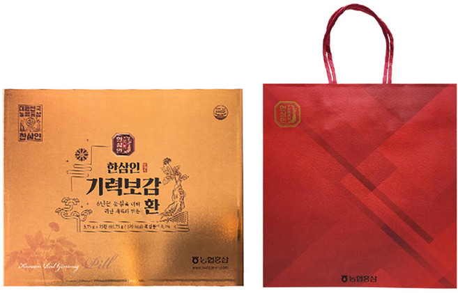 한삼인 기력보감 환 + 쇼핑백, 25회분, 1개