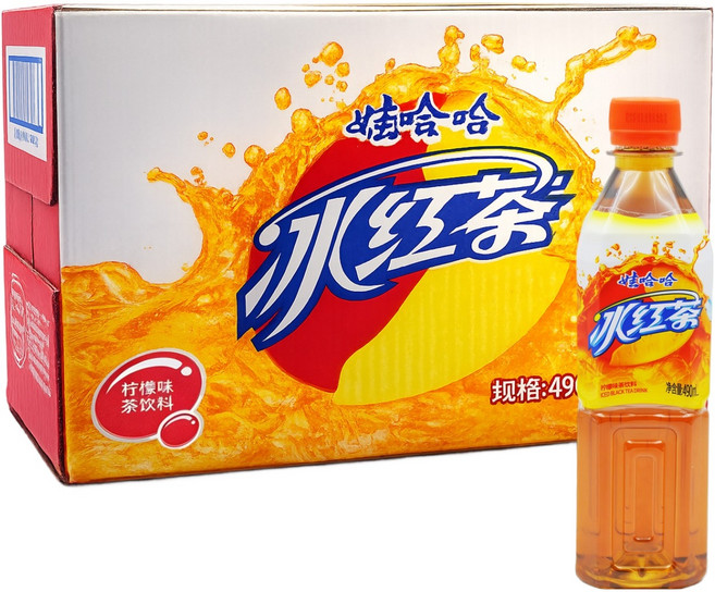 와하하 빙홍차, 490ml, 15개