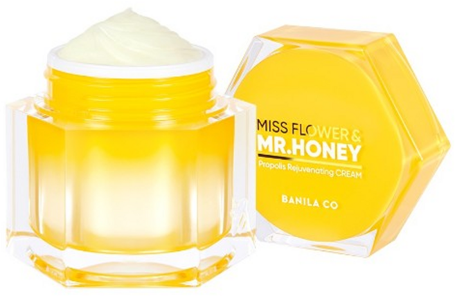 BANILA CO 芭妮蘭 蜂膠賦活霜 蜂蜜精粹 養成Q彈蜜光肌 多種植萃精華 雙重抗皺成分 幫助撫平細紋 淨白肌膚 自然形成強力鎖水膜, 70ml, 1罐