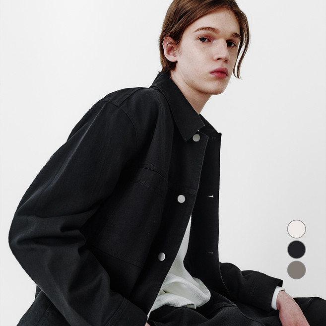 Mind Bridge 男款斜紋棉質襯衫夾克 MYJP2150