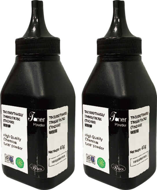 NEXTPAGE 台灣榮工 BR TN-1000/TN-450 副廠碳粉罐 Brother 印表機適用 45g 2個, 1組, 黑色
