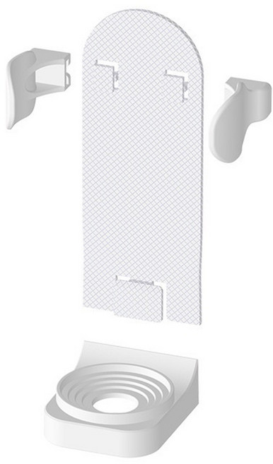 電動牙刷專用支架 10.3 x 4.3 x 3.8cm 10個, 白色, 1組