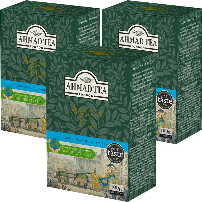 아마드티 아쌈 홍차, 100g, 1개입, 3개