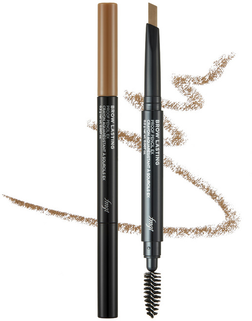 더페이스샵 브로우래스팅 프루프 아이브로우 펜슬 EX 0.2g, 01 라이트브라운, 1개