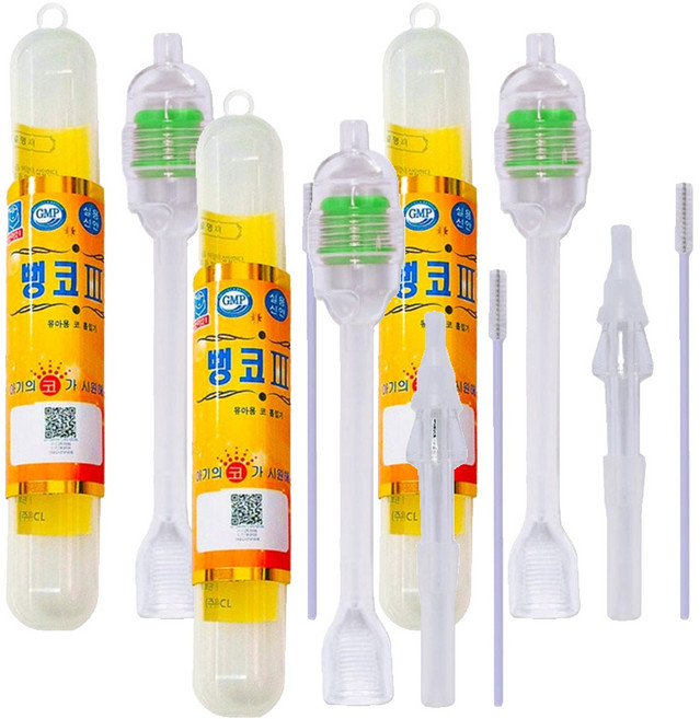 유아용 수동식 콧물흡입기, 뻥코III+, 3개