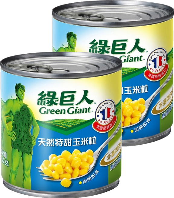 Green Giant 綠巨人 天然特甜玉米粒, 340g, 2罐