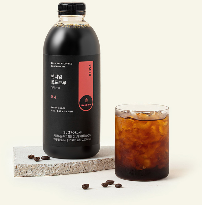 핸디엄 콜드브루 원액 케냐, 1L, 1개