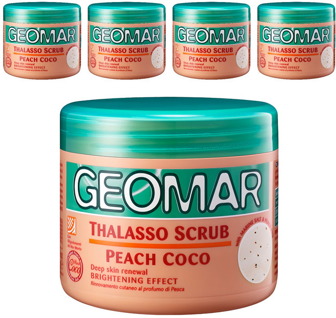 지오마 바디스크럽 피치코코, 600g, 5개