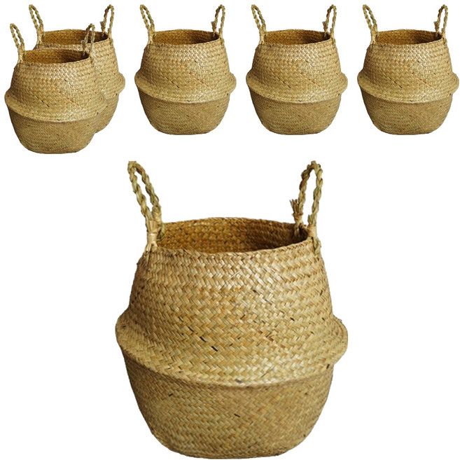 케이트가든 왕골해초 바구니 소, 6개
