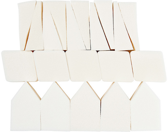 더페이스샵 실속형 메이크업 스펀지 20p, 1개