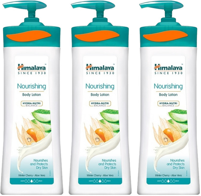 히말라야 너리싱 바디로션, 400ml, 3개