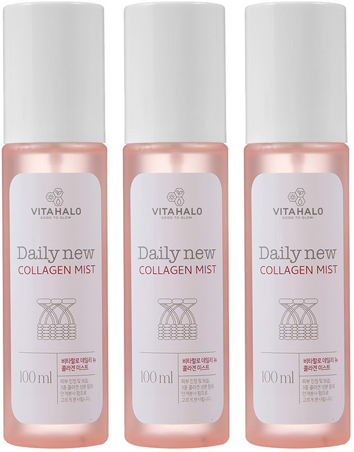비타할로 골드 콜라겐 안개 미스트, 100ml, 3개