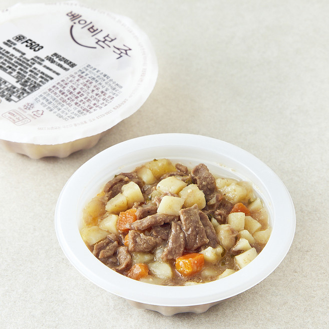 베이비본죽 한우 감자조림, 100g, 1개