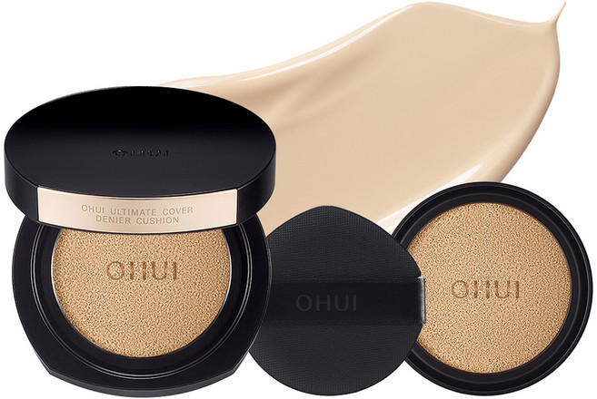 오휘 얼티밋 커버 데니어 기미 커버 쿠션 본품 13g + 리필 13g 세트, 100D 21.5호, 1개
