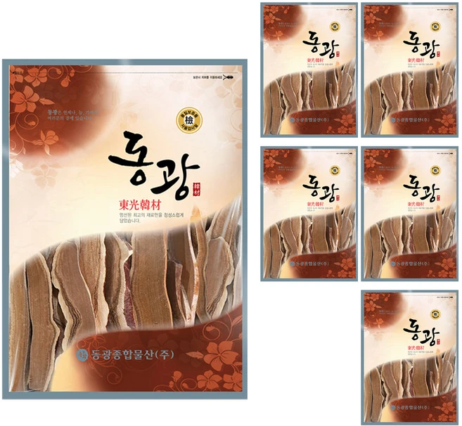 동광한방몰 영지버섯 슬라이스, 6개 - 쿠팡