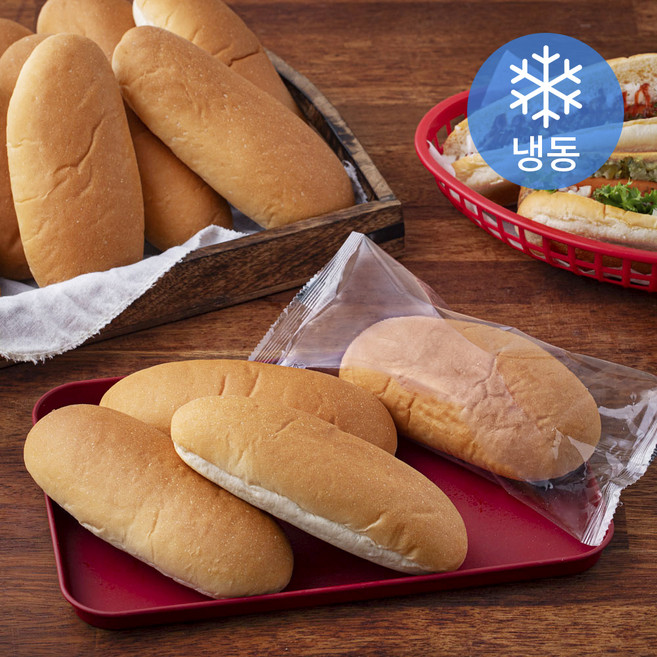 삼립 전통 핫도그번 (냉동), 50g, 20개입, 1개