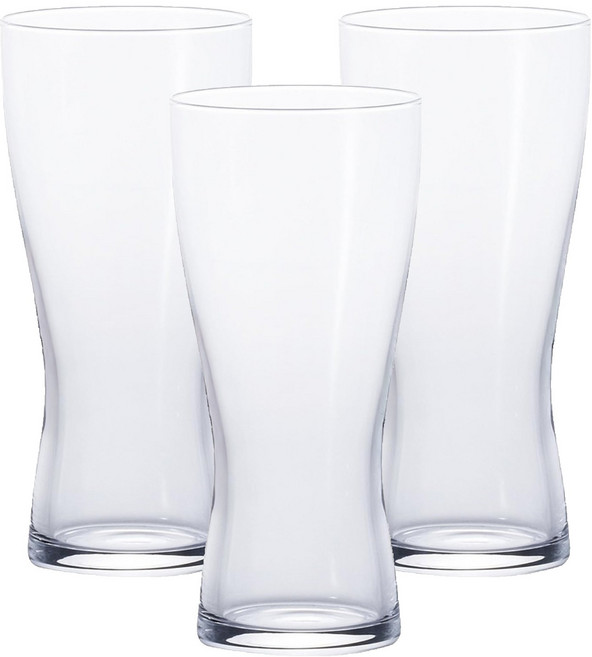 ADERIA 日本製強化薄口啤酒杯 M 149 x 69mm 310ml, 3個