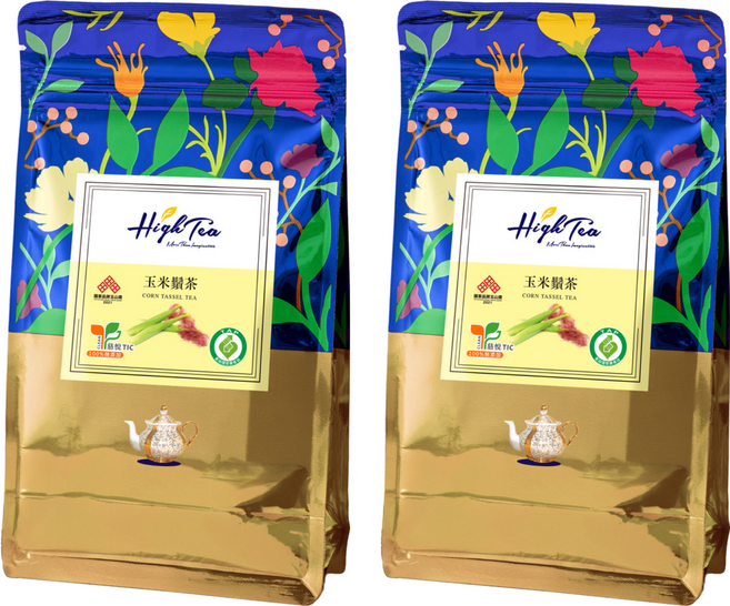 High Tea 伂橙 玉米鬚茶, 2g, 12包, 2袋