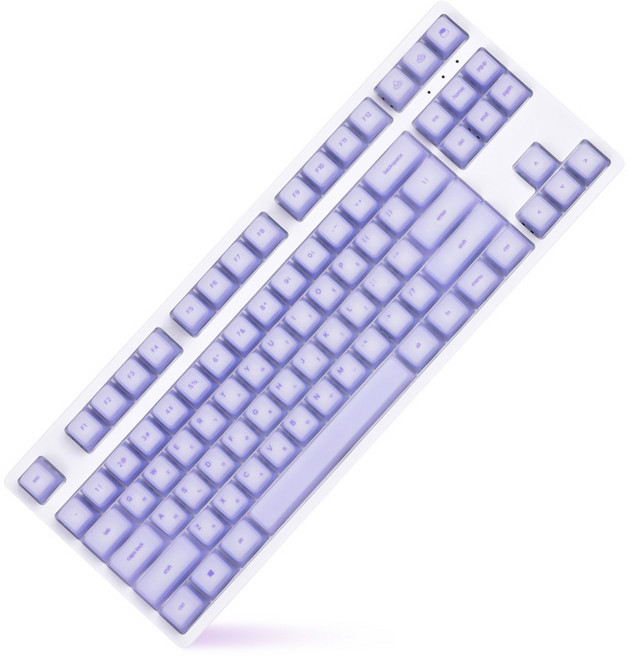 몬스타기어 프리미엄 113키 키캡, 젤리푸딩, 퍼플