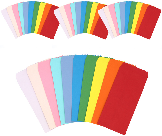 Maumdama 真心誠意 彩色信封組, 多色, 40個裝