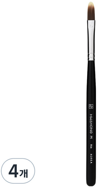 화홍엠 156 컨실러 브러쉬, 혼합색상, 4개