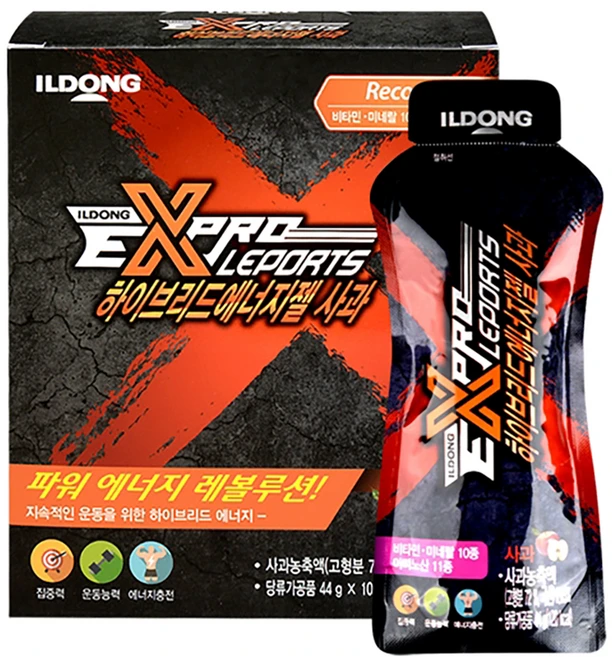 하이브리드에너지젤 헬스보조제 사과, 440g, 1박스 - 쿠팡