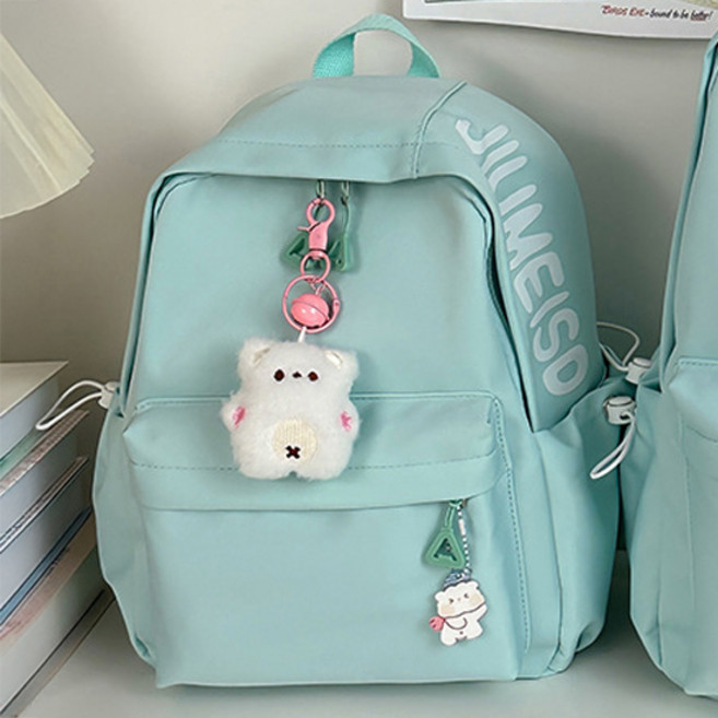 엘쏘 여행용 대용량 백팩 + 큐티 곰돌 키링 세트