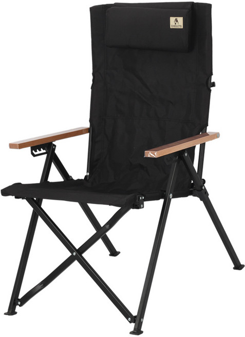 시크레토 등받이조절 리클라이너 릴렉스체어, 블랙, 1개