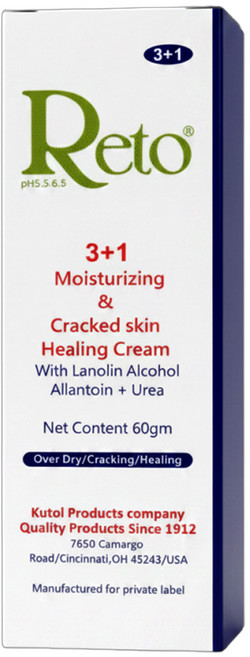 Reto 3+1填補保濕 乾燥龜裂深層修護霜, 60g, 1條