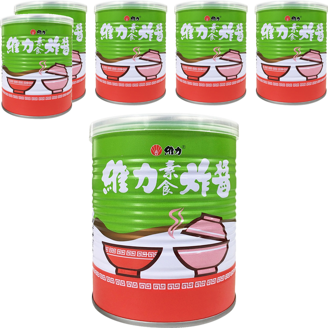 維力 2號素食炸醬, 800g, 6罐