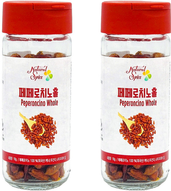 내츄럴스파이스 페페로치노 홀, 18g, 2개
