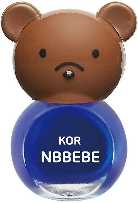 NBBEBE 兒童用指甲油, 寶藍色, 1瓶