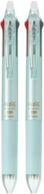 프릭션 지워지는 슬림 3색 볼펜 0.38mm, 펄그린, 2개