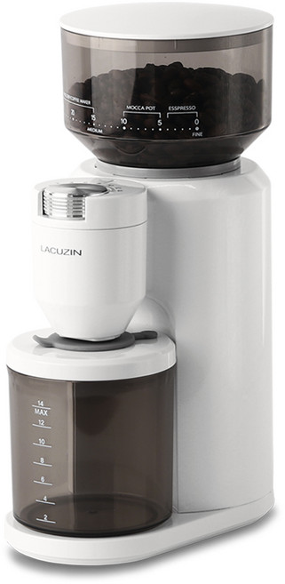 라쿠진 전동 커피 그라인더, LCZ5001WT(화이트)