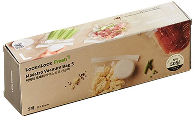 락앤락 프레쉬 마에스트로 진공백, 소(S), 1개, 5개입