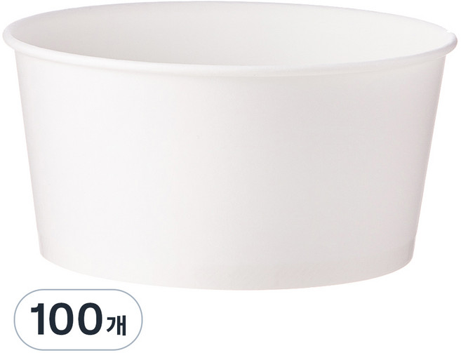 탐사 무인쇄 종이용기 520ml, 100개입, 1개