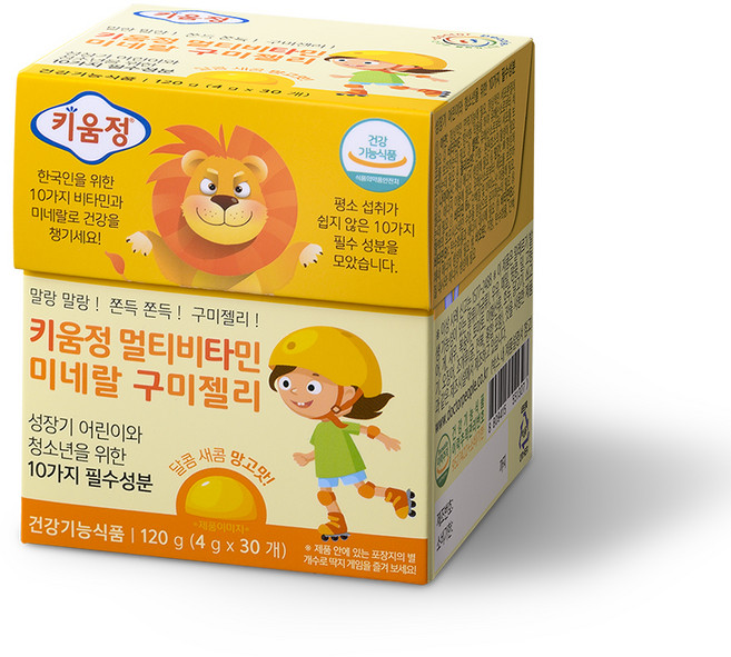 키움정 멀티비타민미네랄 구미젤리, 30정, 1개