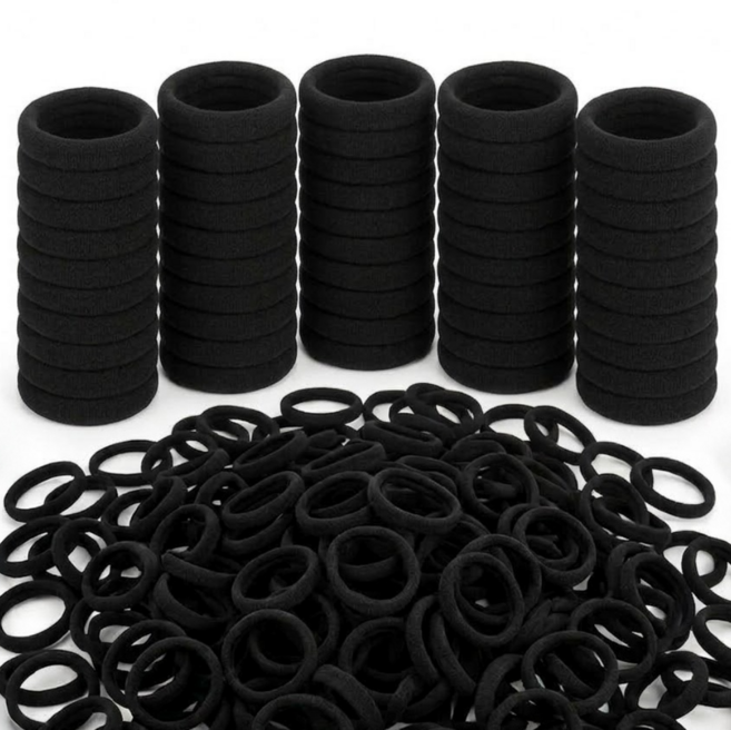 해피제이 여성용 도톰한 무매듭 머리끈 100p