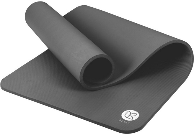 아리프 NBR 와이드 요가매트, 다크그레이, 1개
